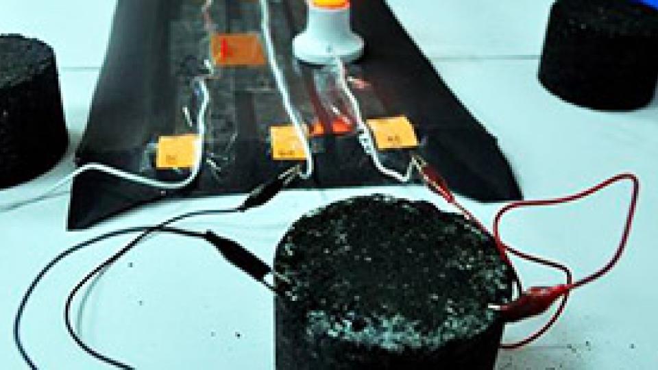 Anti-Icing Conductive Asphalt was Produced