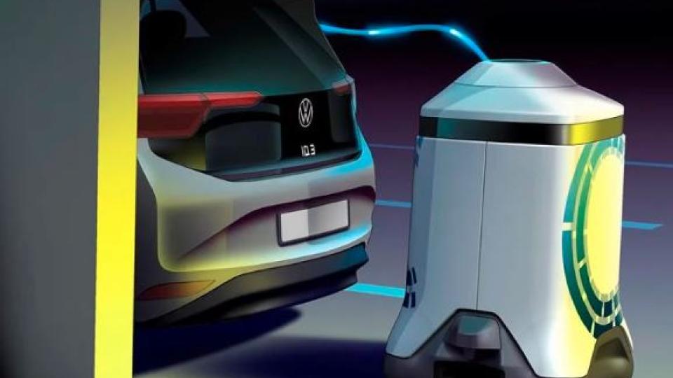 Volkswagen’den Mobil Şarj Robotu