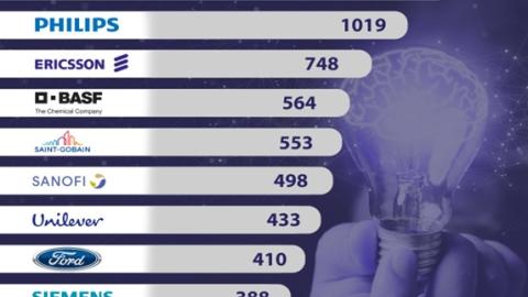 TOP 10 COMPANIES WITH THE HIGHEST NUMBER OF PATENT REGISTRATIONS IN TURKEY