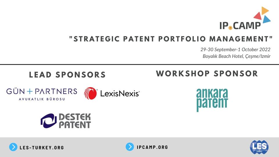 Destek Patent Olarak IP CAMP 2022’ye Sponsor Olduk